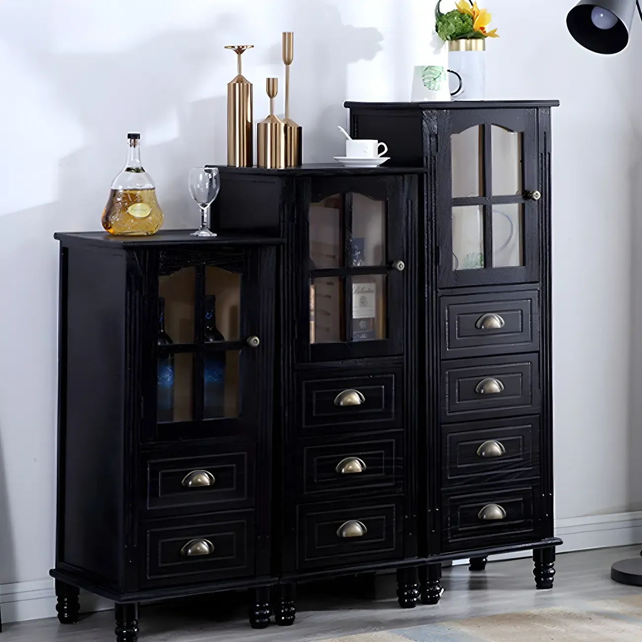 Vintage Solid Wood Chest Dresser in Multiple Colors for Home Image - 28