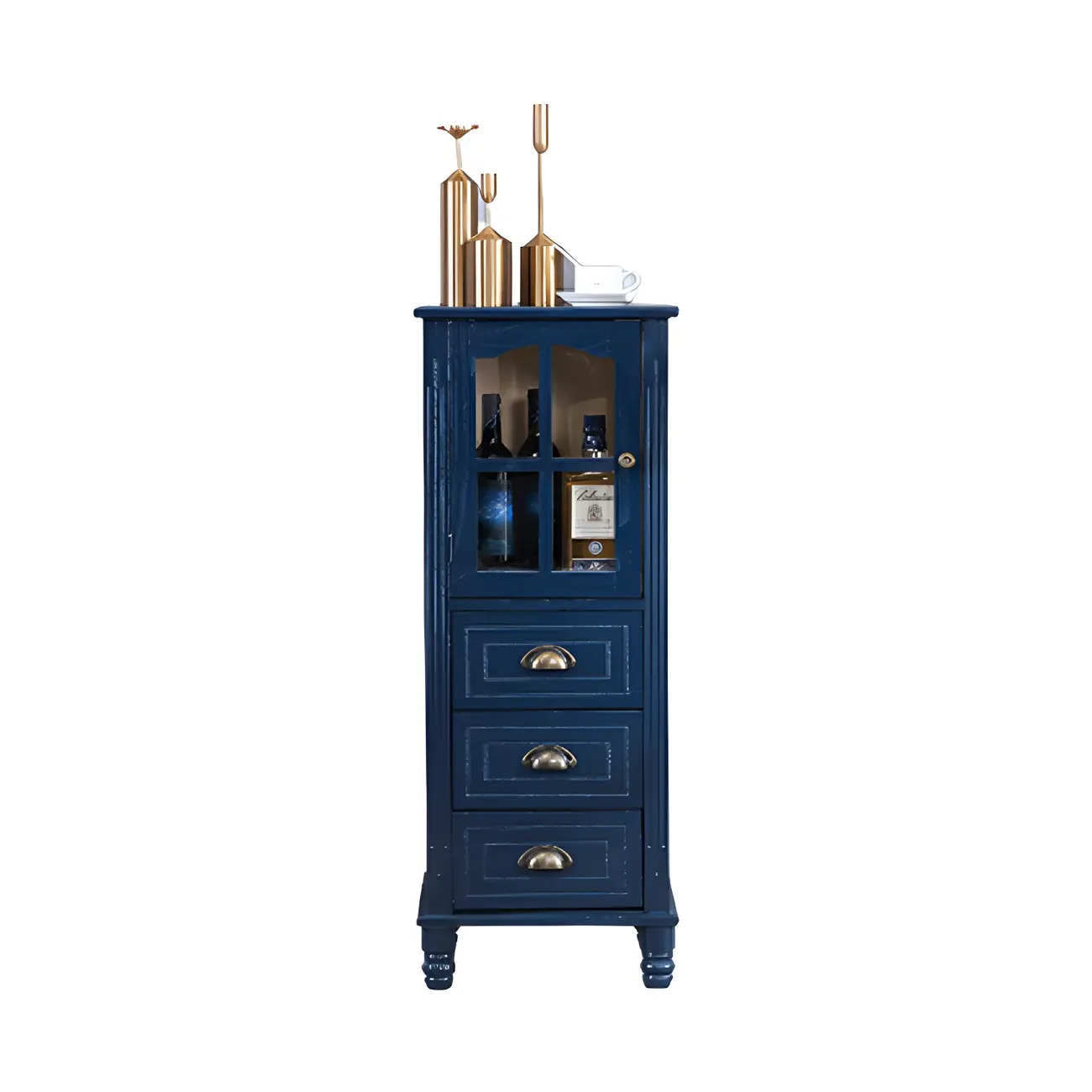 Vintage Solid Wood Chest Dresser in Multiple Colors for Home Image - 30 | homeyfad