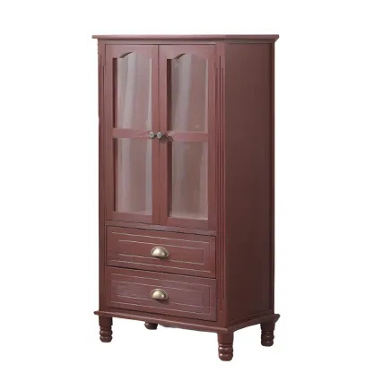 Vintage Solid Wood Chest Dresser in Multiple Colors for Home Image - 39