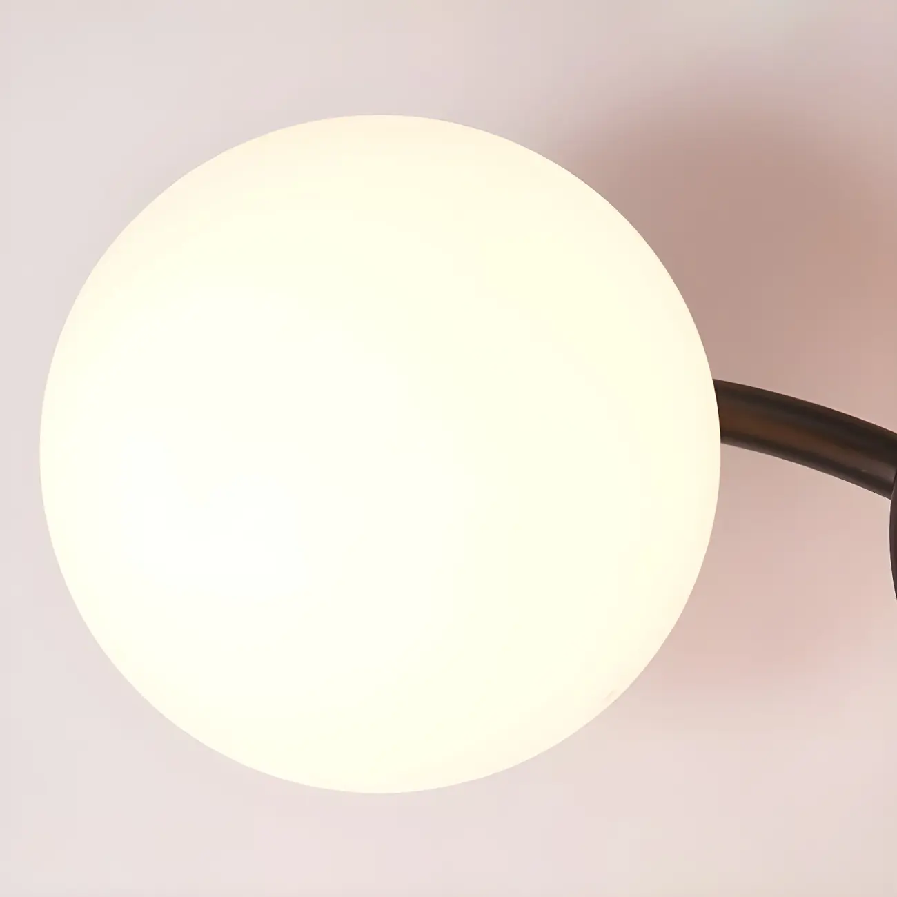 Modern Globe Glass Twisted Golden Dual Vanity Light | homeyfad