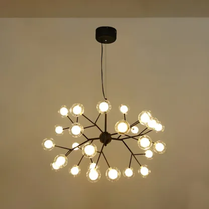 Modern Gold Crystal Chandelier for Living Room Image - 6