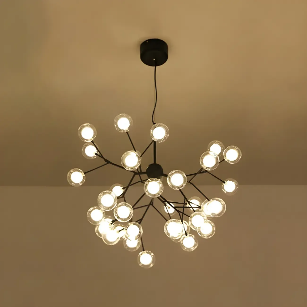 Modern Gold Crystal Chandelier for Living Room Image - 9