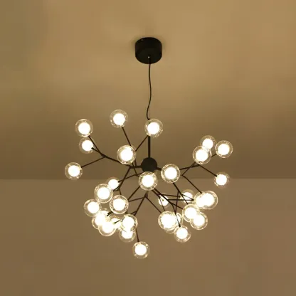 Modern Gold Crystal Chandelier for Living Room Image - 9