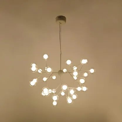 Modern Gold Crystal Chandelier for Living Room Image - 11