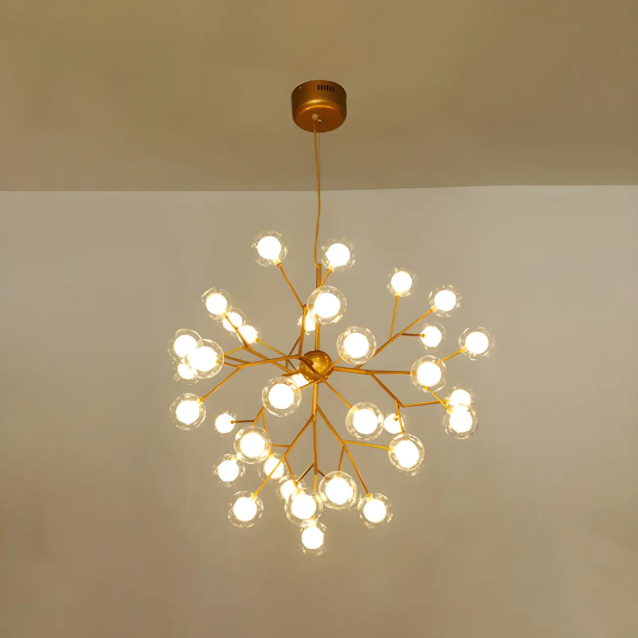 Modern Gold Crystal Chandelier for Living Room Image - 13 | homeyfad