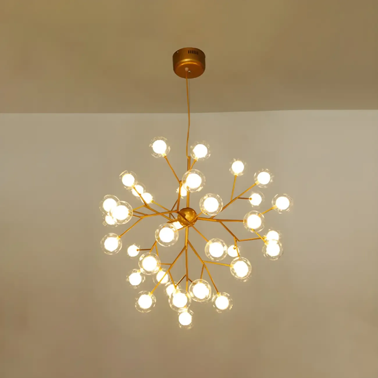 Modern Gold Crystal Chandelier for Living Room Image - 13