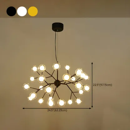 Modern Gold Crystal Chandelier for Living Room #size