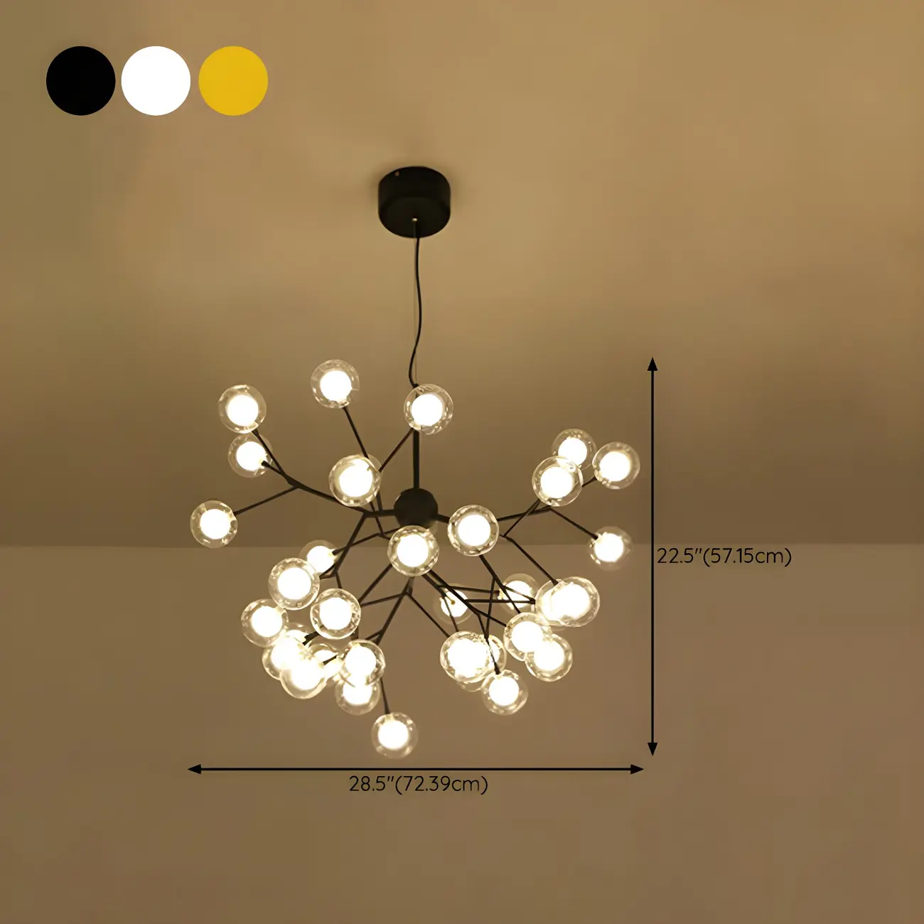 Modern Gold Crystal Chandelier for Living Room Image - 29 | homeyfad
