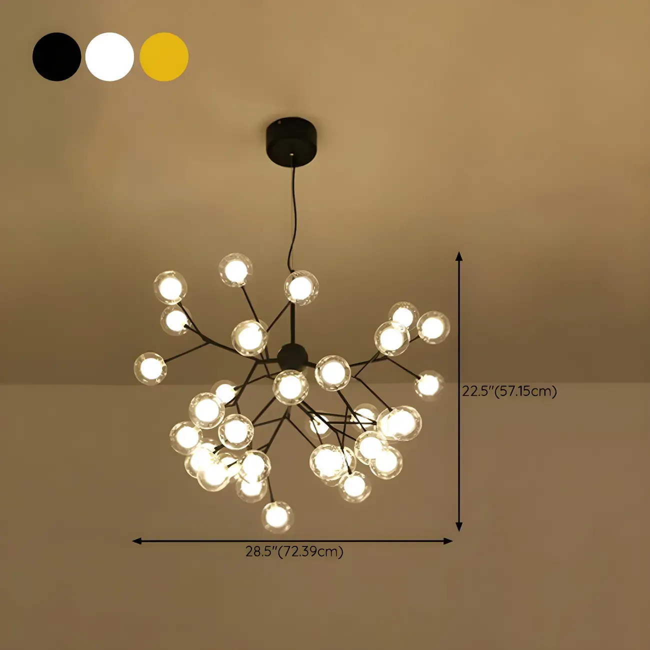 Modern Gold Crystal Chandelier for Living Room Image - 29
