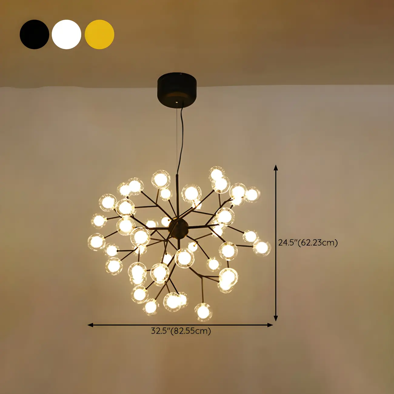 Modern Gold Crystal Chandelier for Living Room Image - 30 | homeyfad