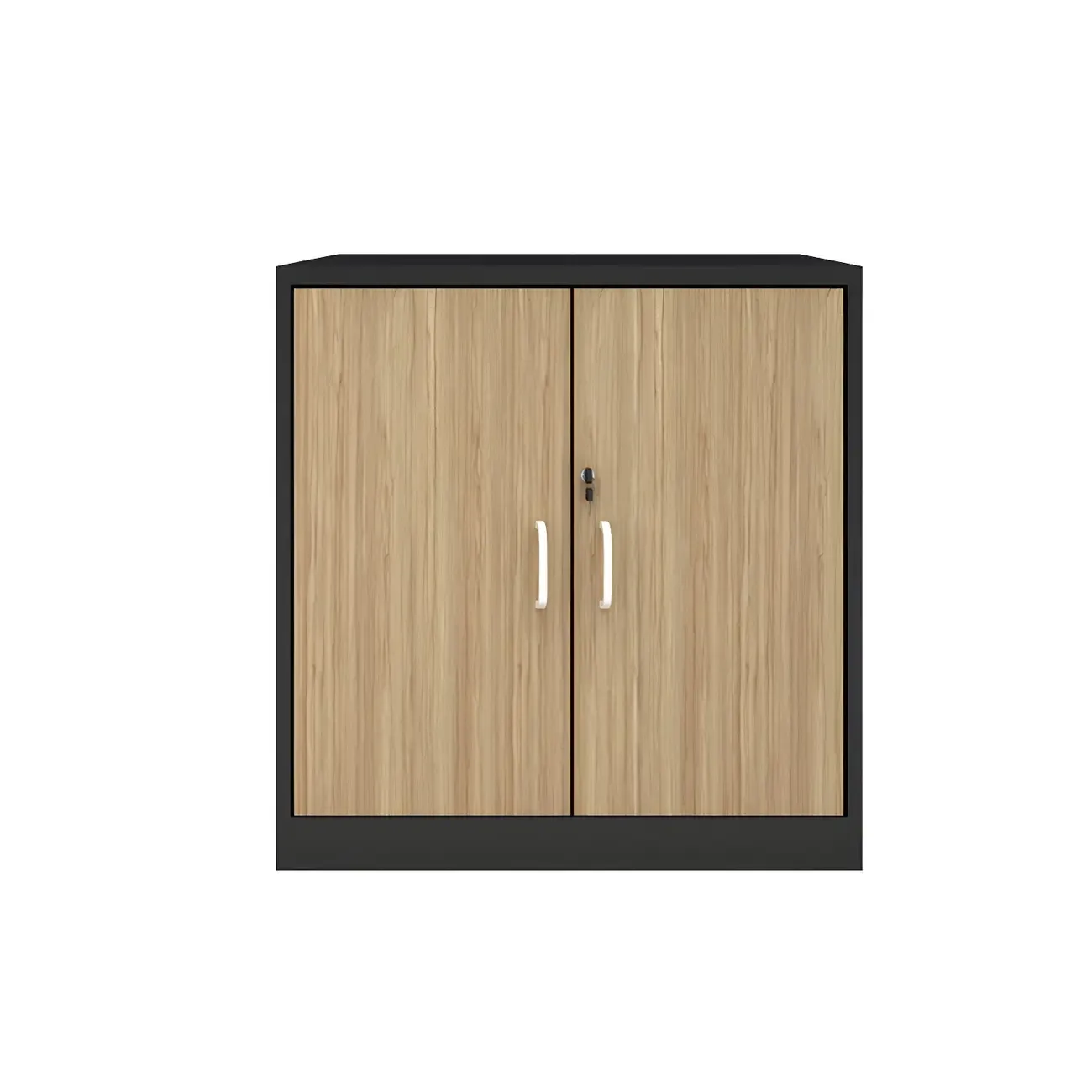 Nordic Solid Wooden Filing Cabinets with Lock for Office Use Image - 8