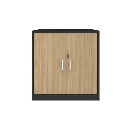 Nordic Solid Wooden Filing Cabinets with Lock for Office Use Image - 8
