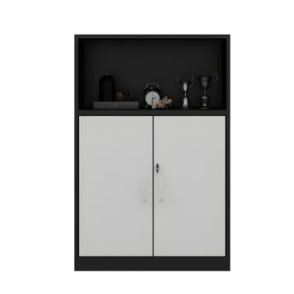 Nordic Solid Wooden Filing Cabinets with Lock for Office Use Image - 11