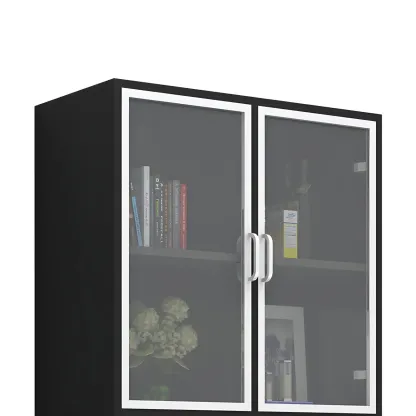 Nordic Solid Wooden Filing Cabinets with Lock for Office Use Image - 15