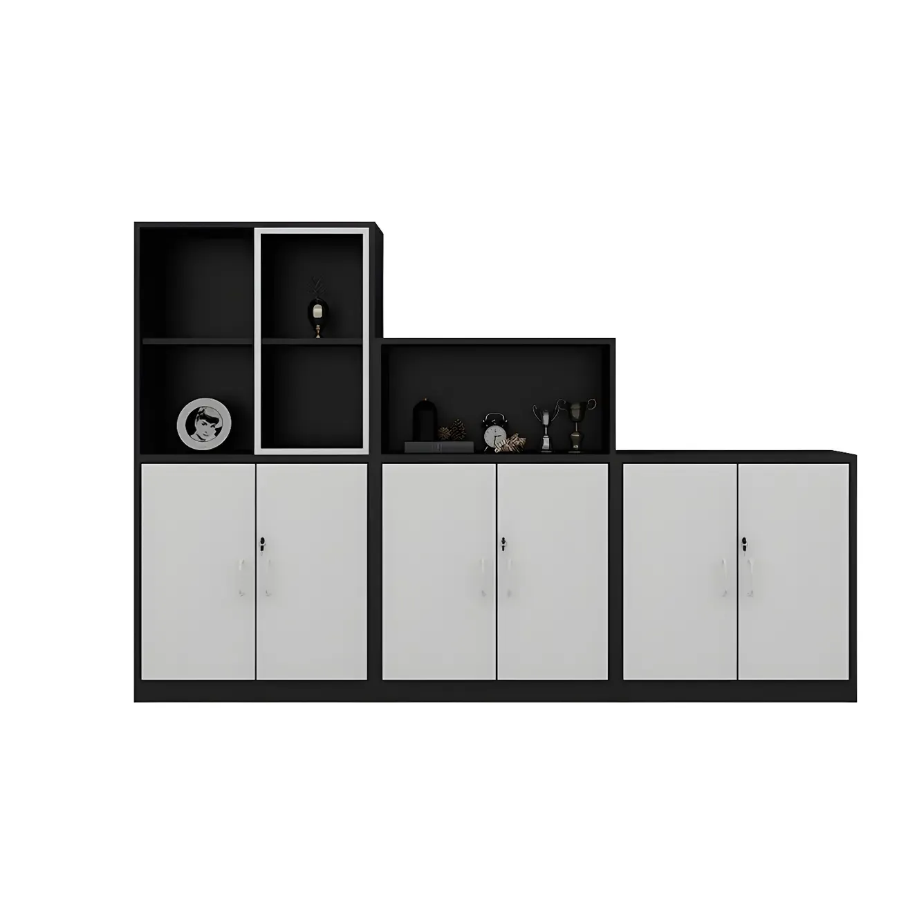 Nordic Solid Wooden Filing Cabinets with Lock for Office Use Image - 17