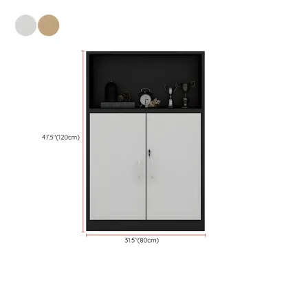 Nordic Solid Wooden Filing Cabinets with Lock for Office Use Image - 20