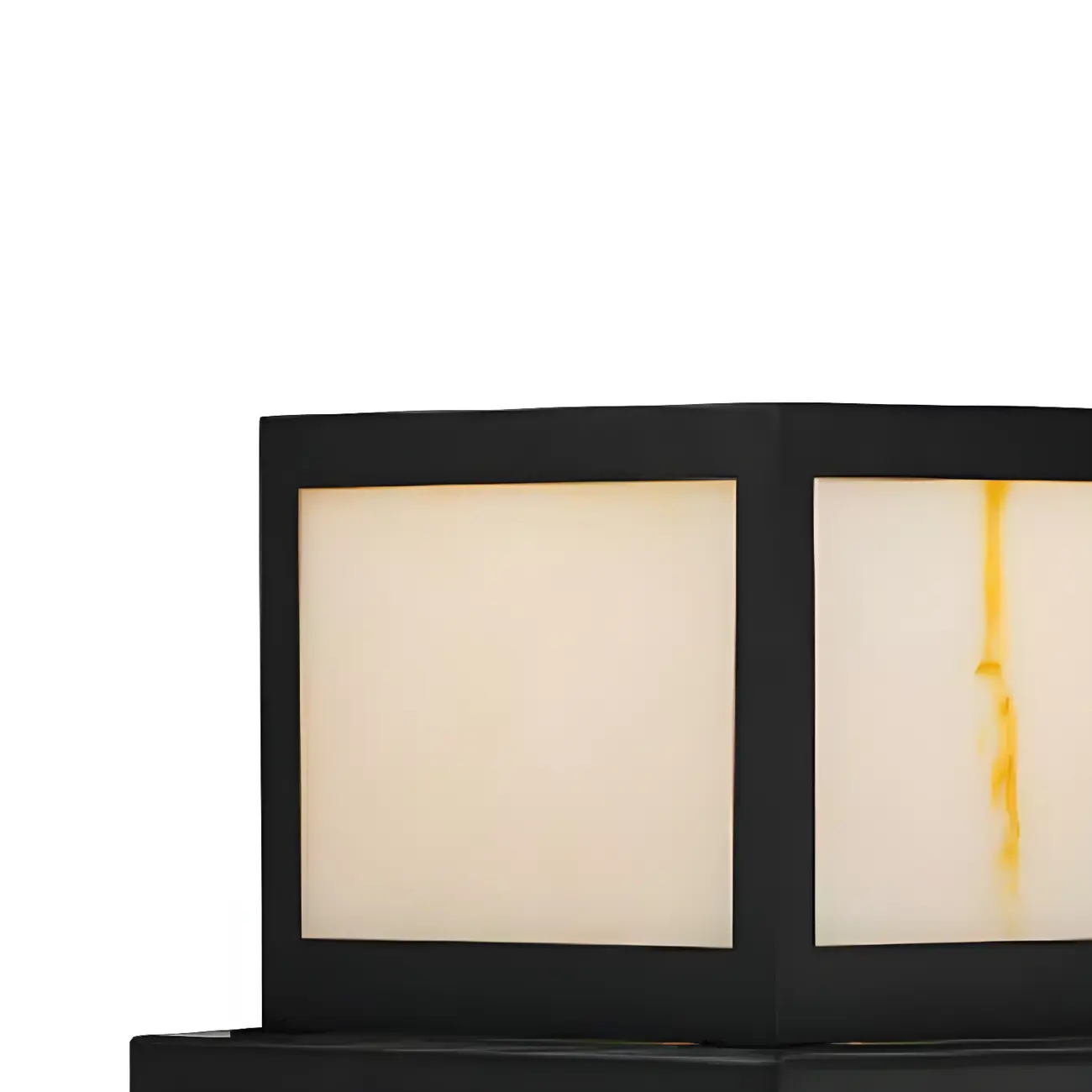 All-weather Modern Black Cube Solar Post Light Image - 8 | homeyfad