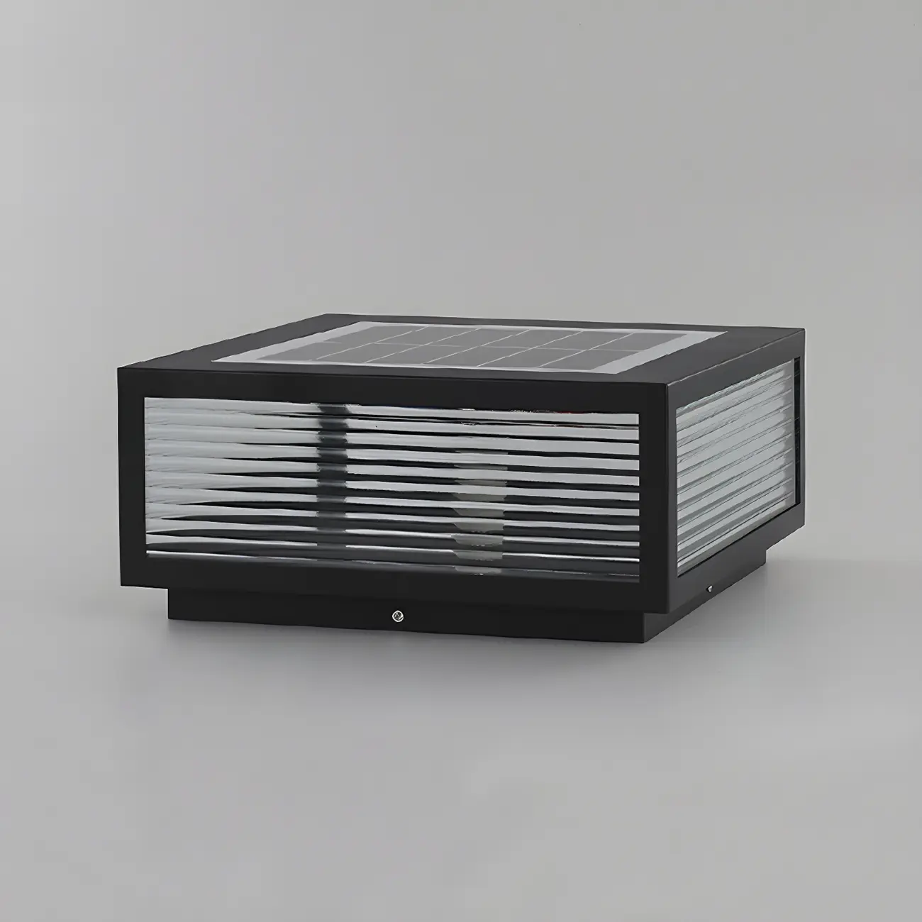 Modern Metal Square Solar Post Lights for Outdoors Image - 8 | homeyfad