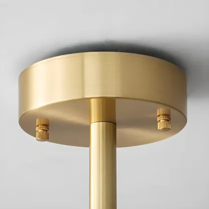 Modern Metal Ambient Glass Chandelier Image - 6