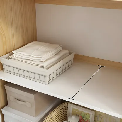 Elegant White Wooden Dressers & Chests with Cabinet Image - 14