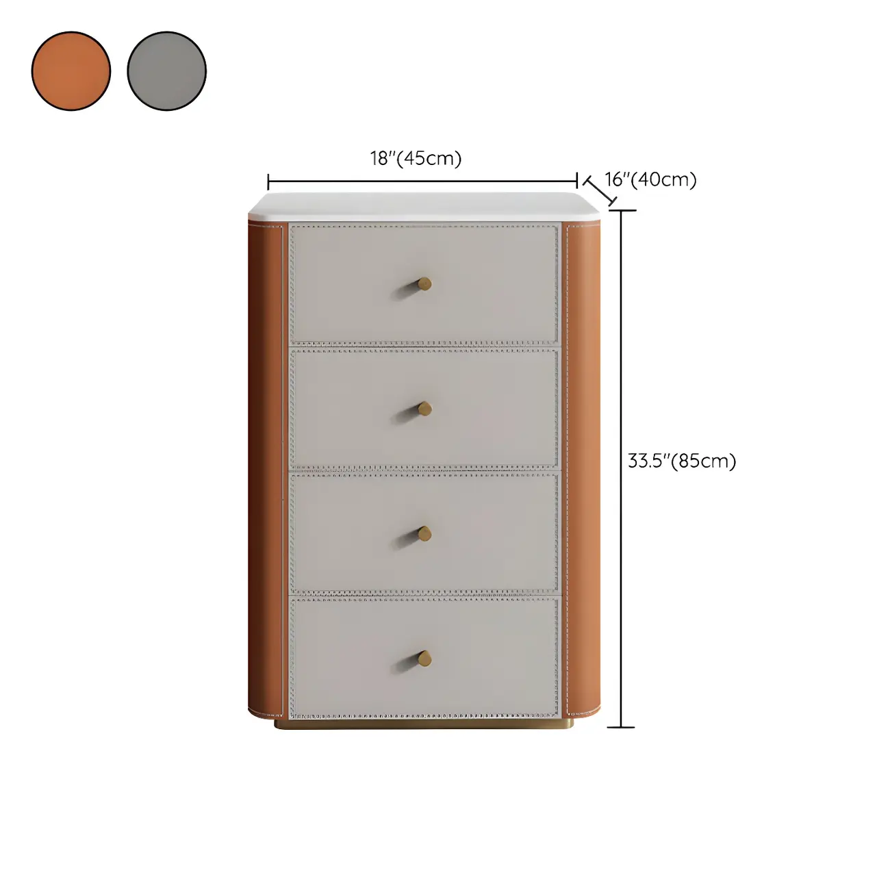 Modern Grey Stone Bachelor Chest with Drawers for Bedroom Image - 19 | homeyfad