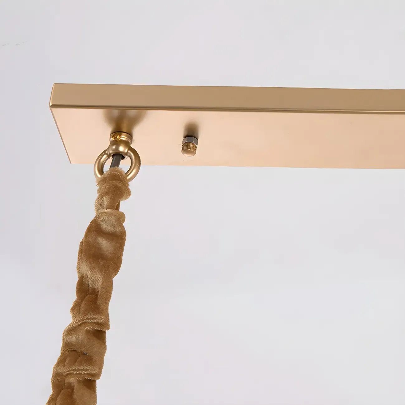 Contemporary Rectangle Clear Crystal Pendant Light Image - 13