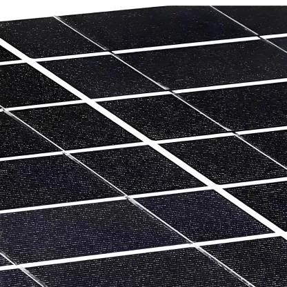 Modern Dimmable Square Metal Solar LED Post Light Image - 3