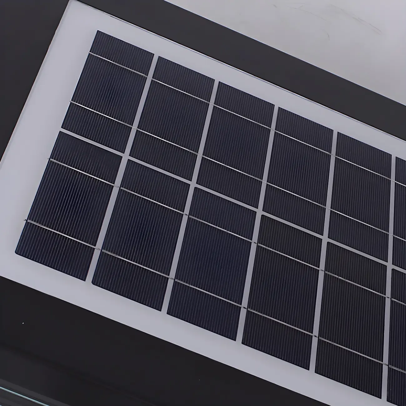 Modern Dimmable Square Metal Solar LED Post Light Image - 6