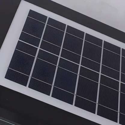 Modern Dimmable Square Metal Solar LED Post Light Image - 6