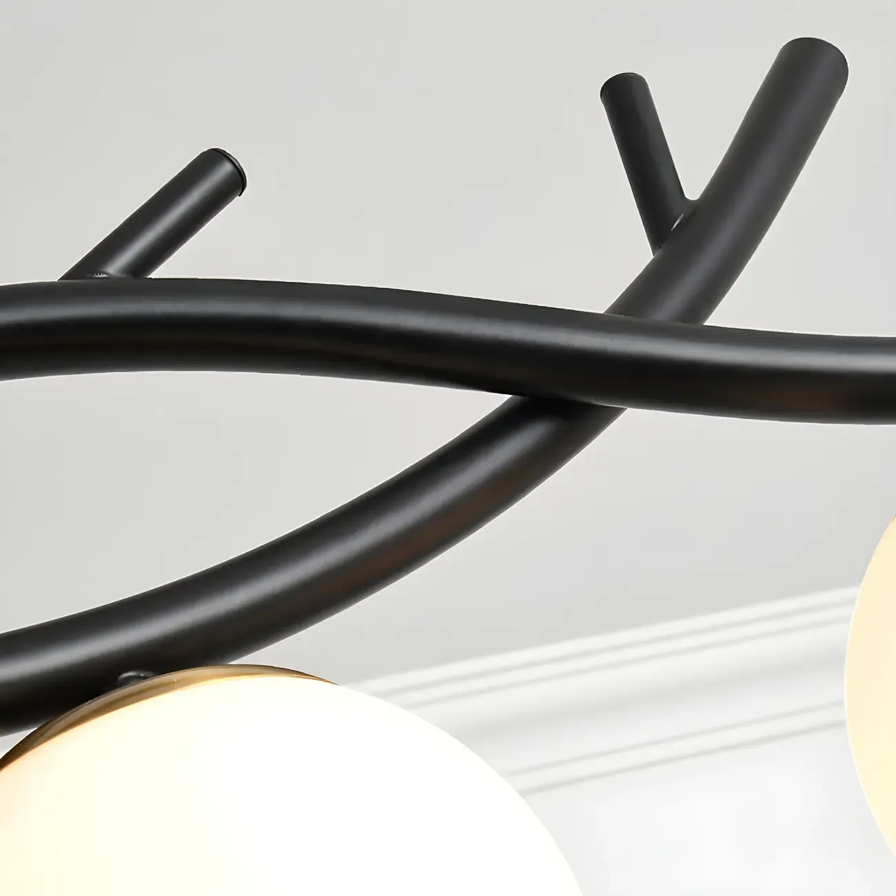 Industrial Black Globe 4-Light Kitchen Island Pendant Light