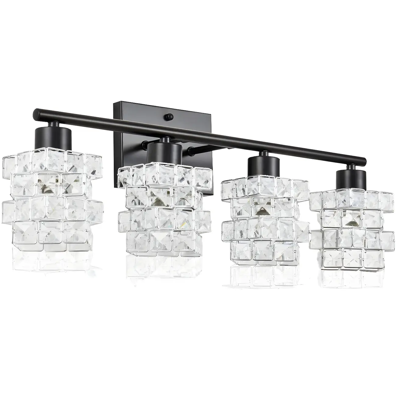 Modern Crystal Bathroom Vanity Light for Washroom Mirror | homeyfad