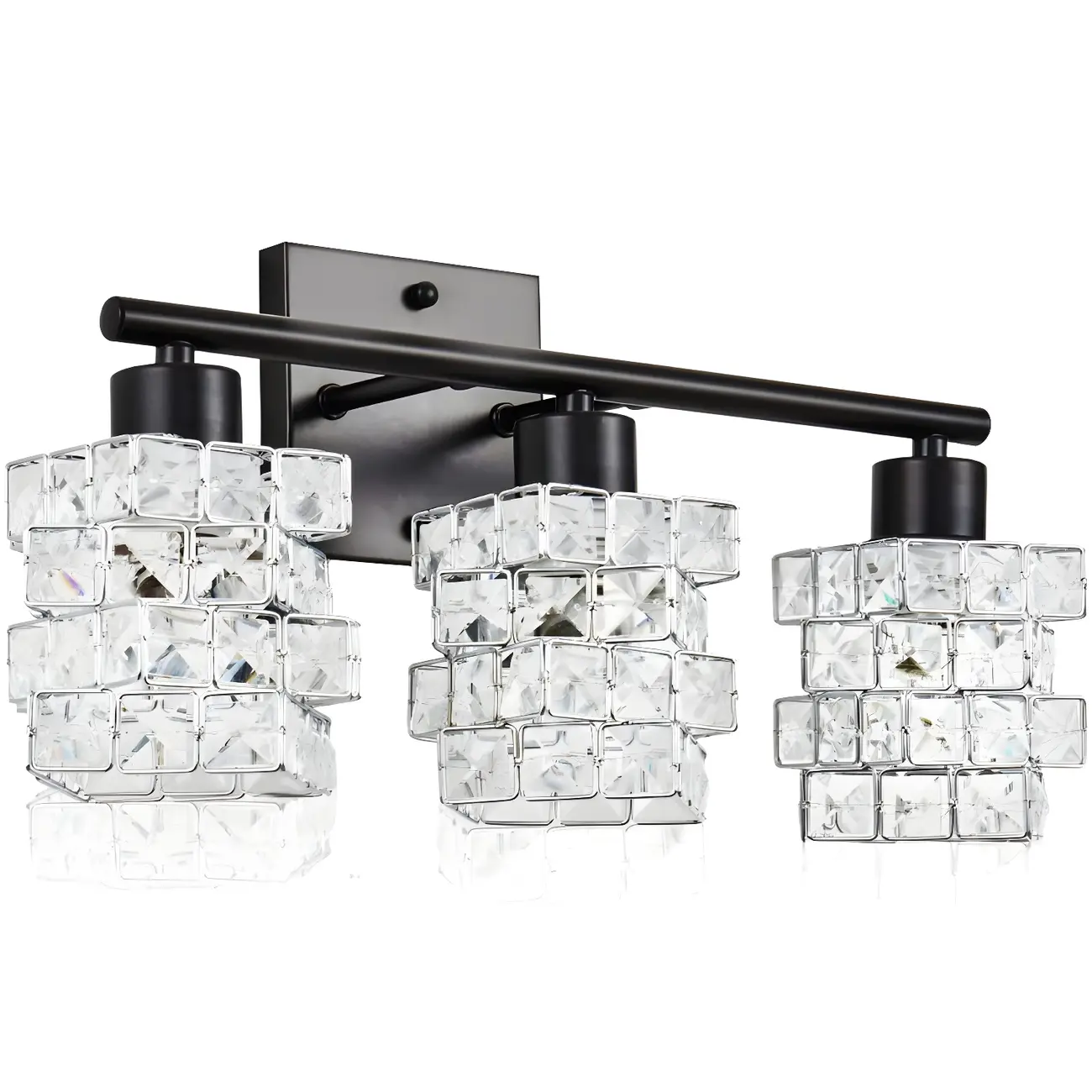 Modern Crystal Bathroom Vanity Light for Washroom Mirror | homeyfad
