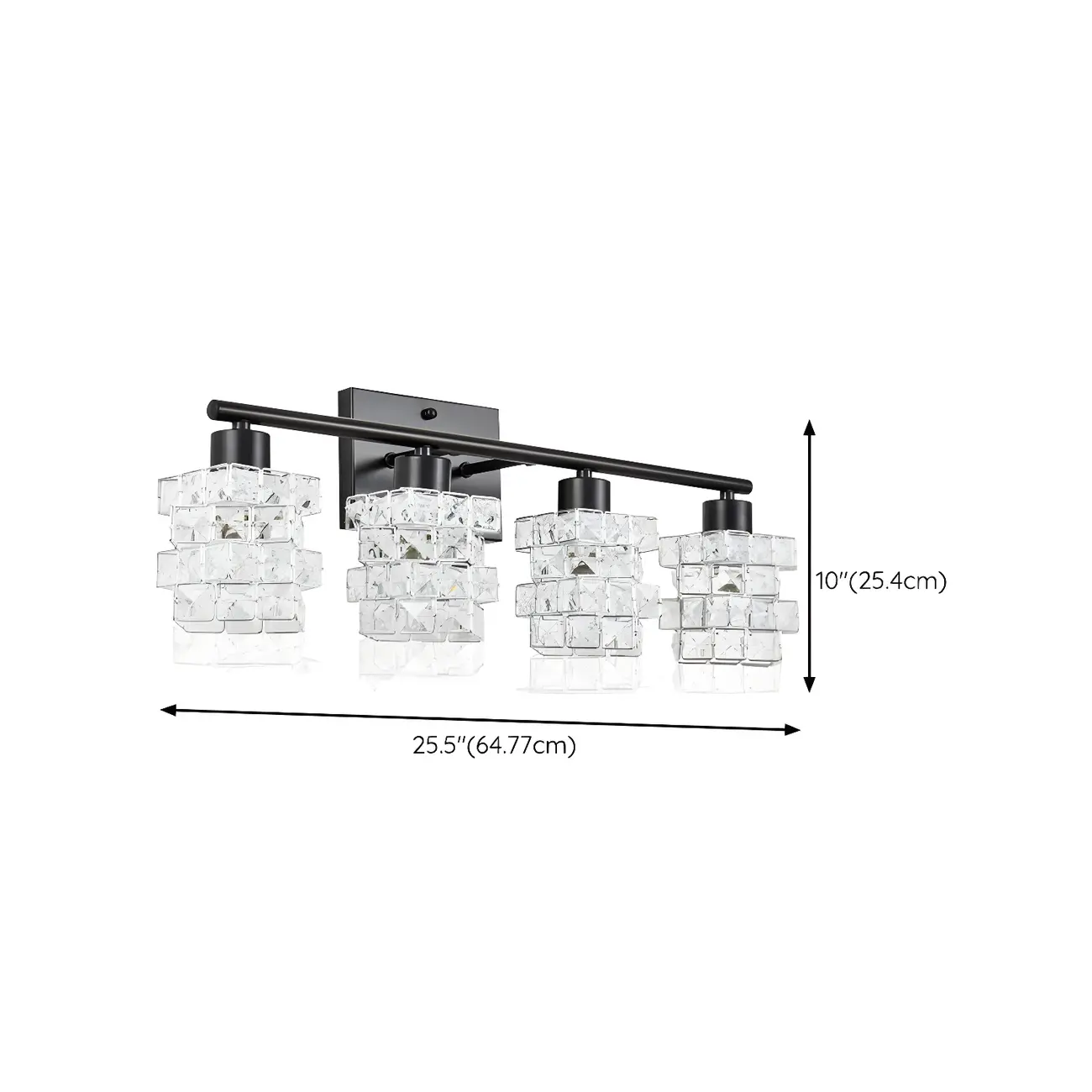 Modern Crystal Bathroom Vanity Light for Washroom Mirror | homeyfad