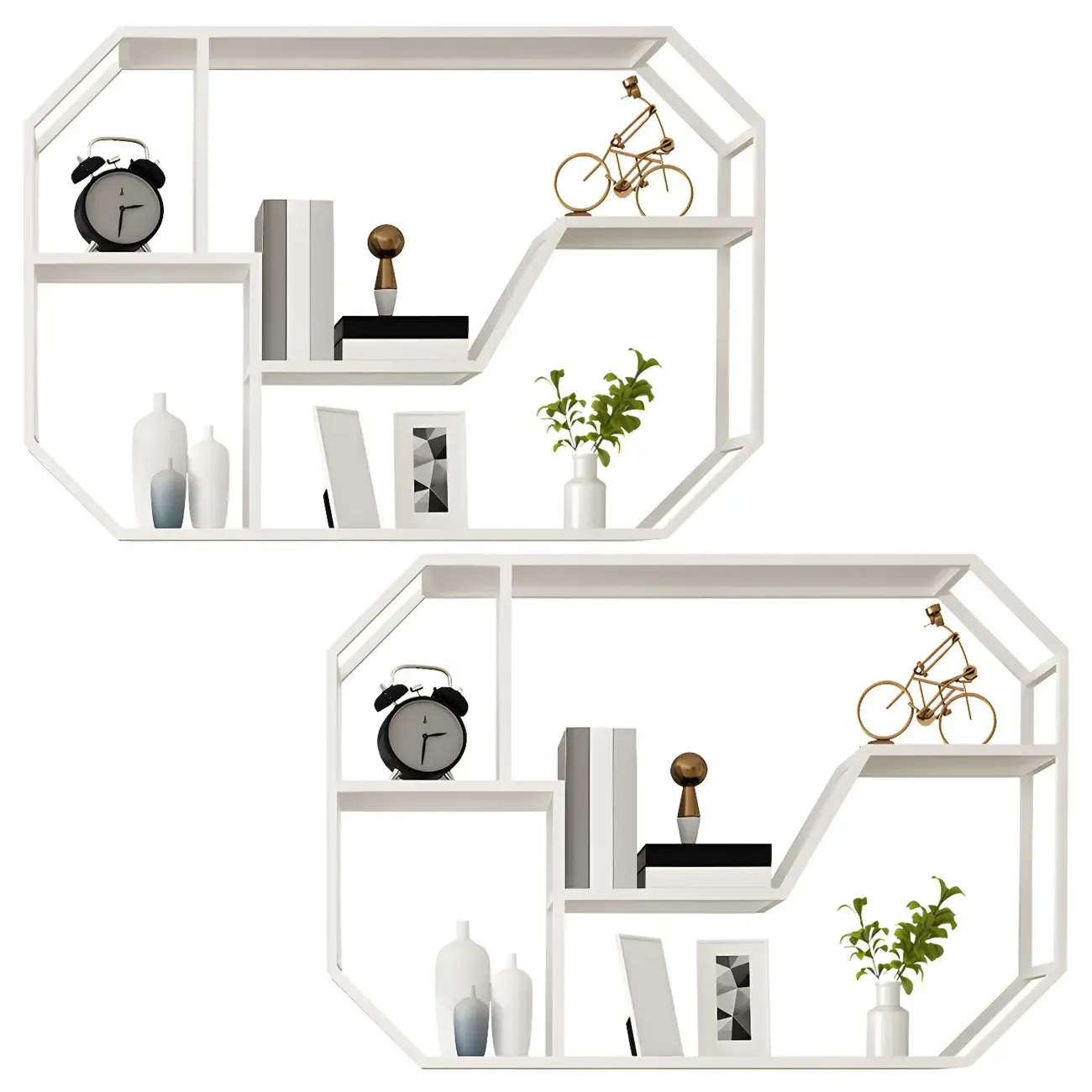 Simple Metal Black Wall-Mounted Wine Bottle Rack Image - 8