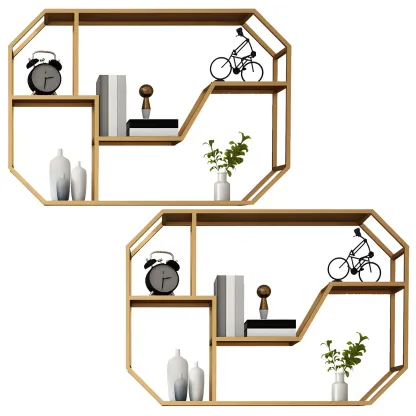 Simple Metal Black Wall-Mounted Wine Bottle Rack Image - 14