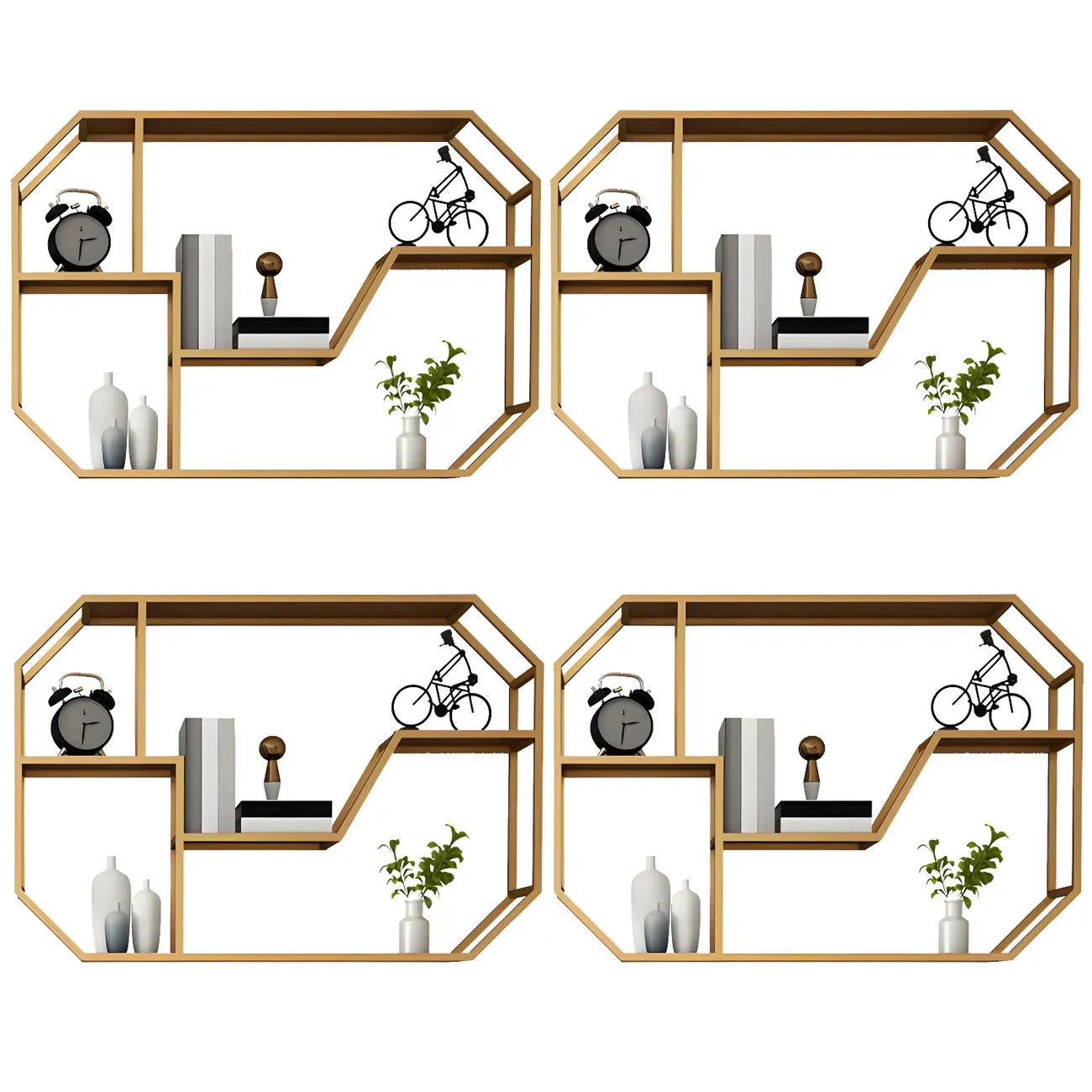 Simple Metal Black Wall-Mounted Wine Bottle Rack Image - 15 | homeyfad