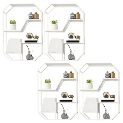 Simple Metal Black Wall-Mounted Wine Bottle Rack Image - 23