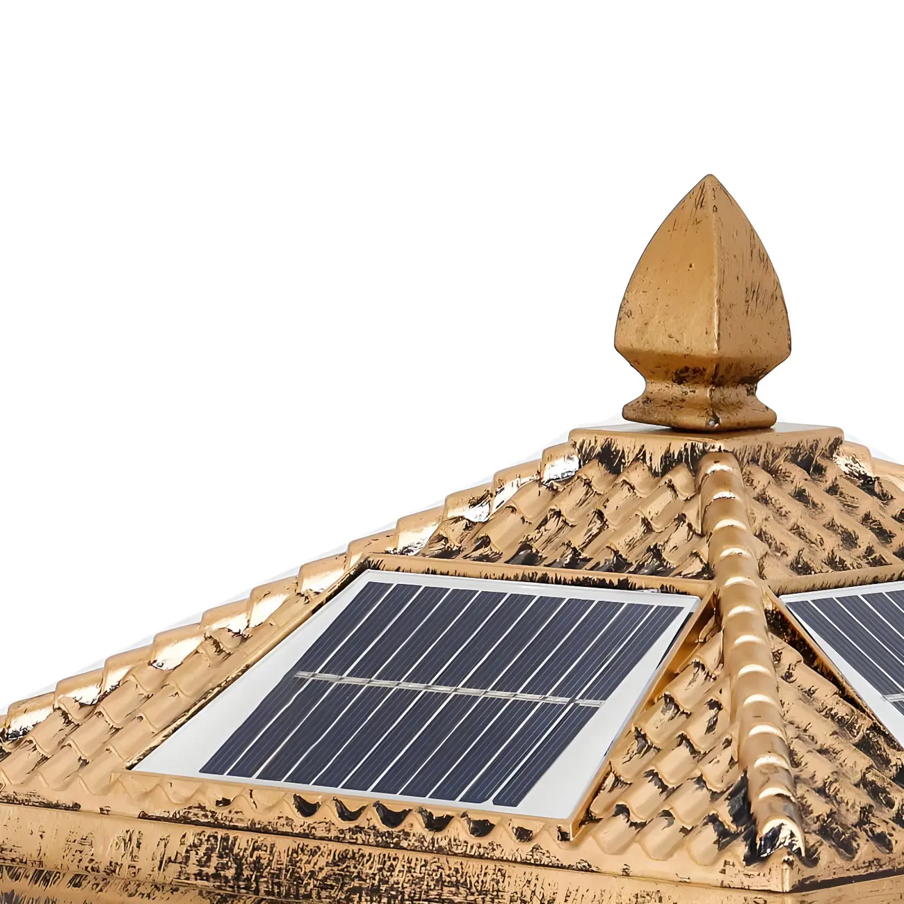 Vintage Lantern Solar Fence Post Light with 3 Color Light  Image - 13 | homeyfad