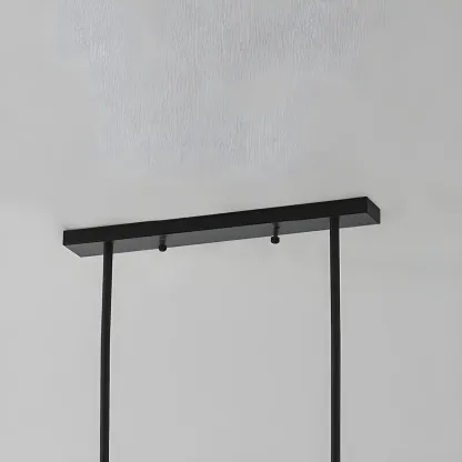 Modern Glass Bi-pin Pendant Light for Dining Room Image - 15