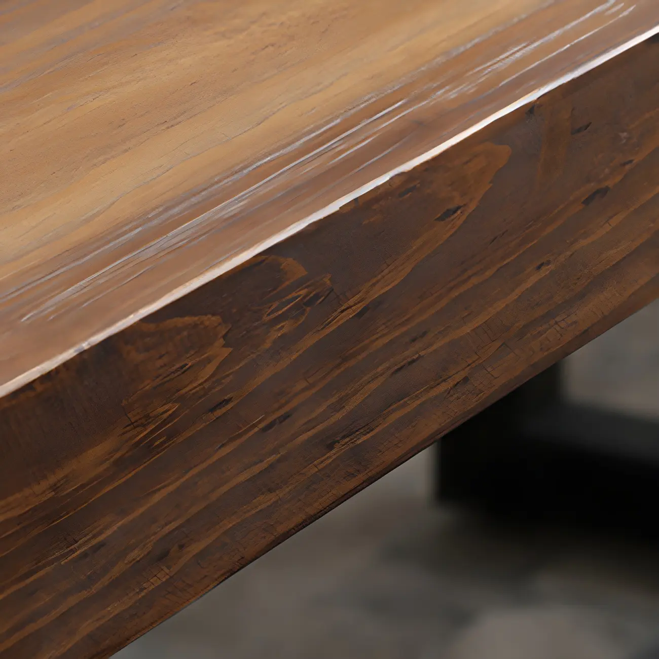 Elegant Rectangular Pine Wood Brown 5- Seat Bar Set Image - 12 | homeyfad