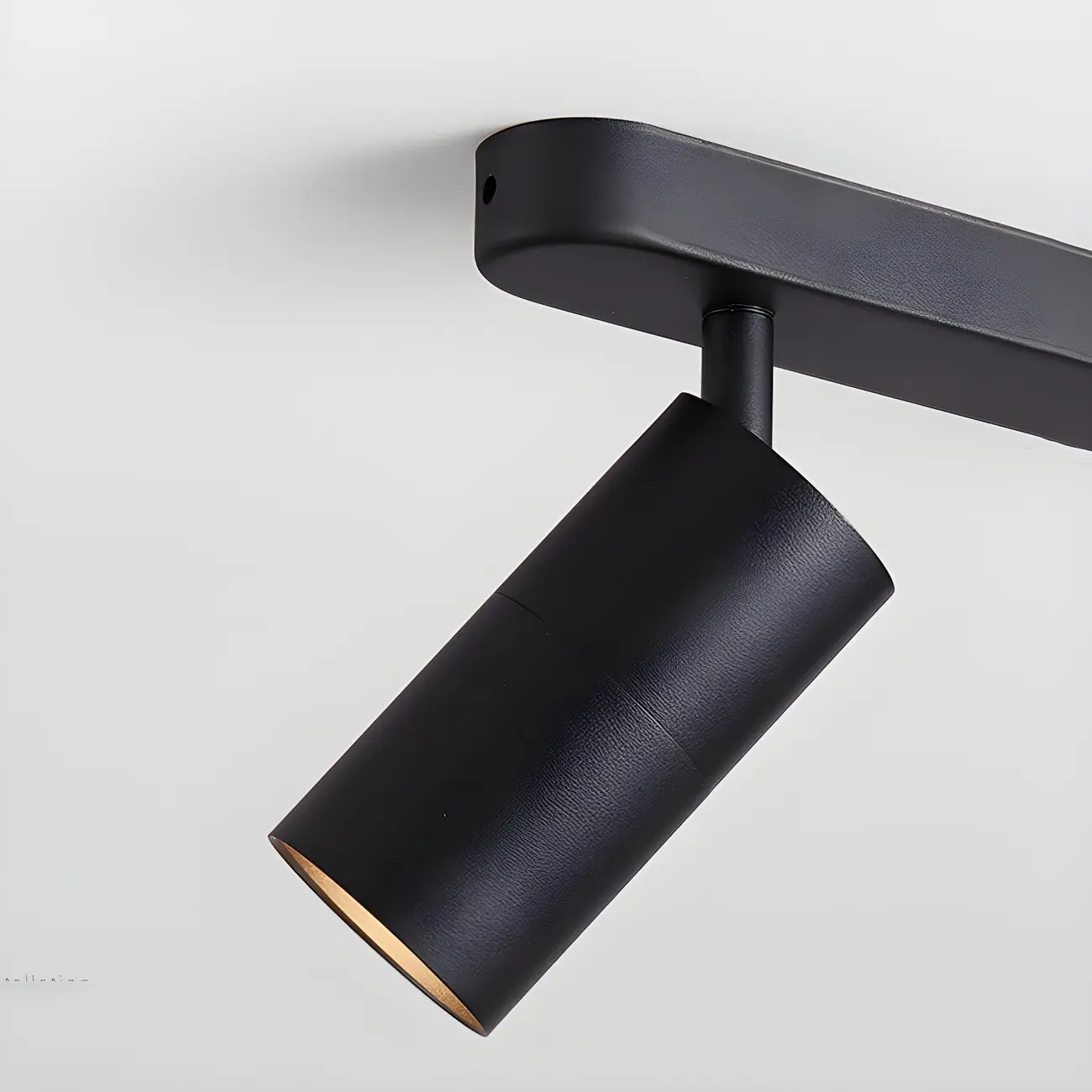 Modern Semi Flush Ceiling Light for Bedroom with Aluminum Shade Image - 15 | homeyfad