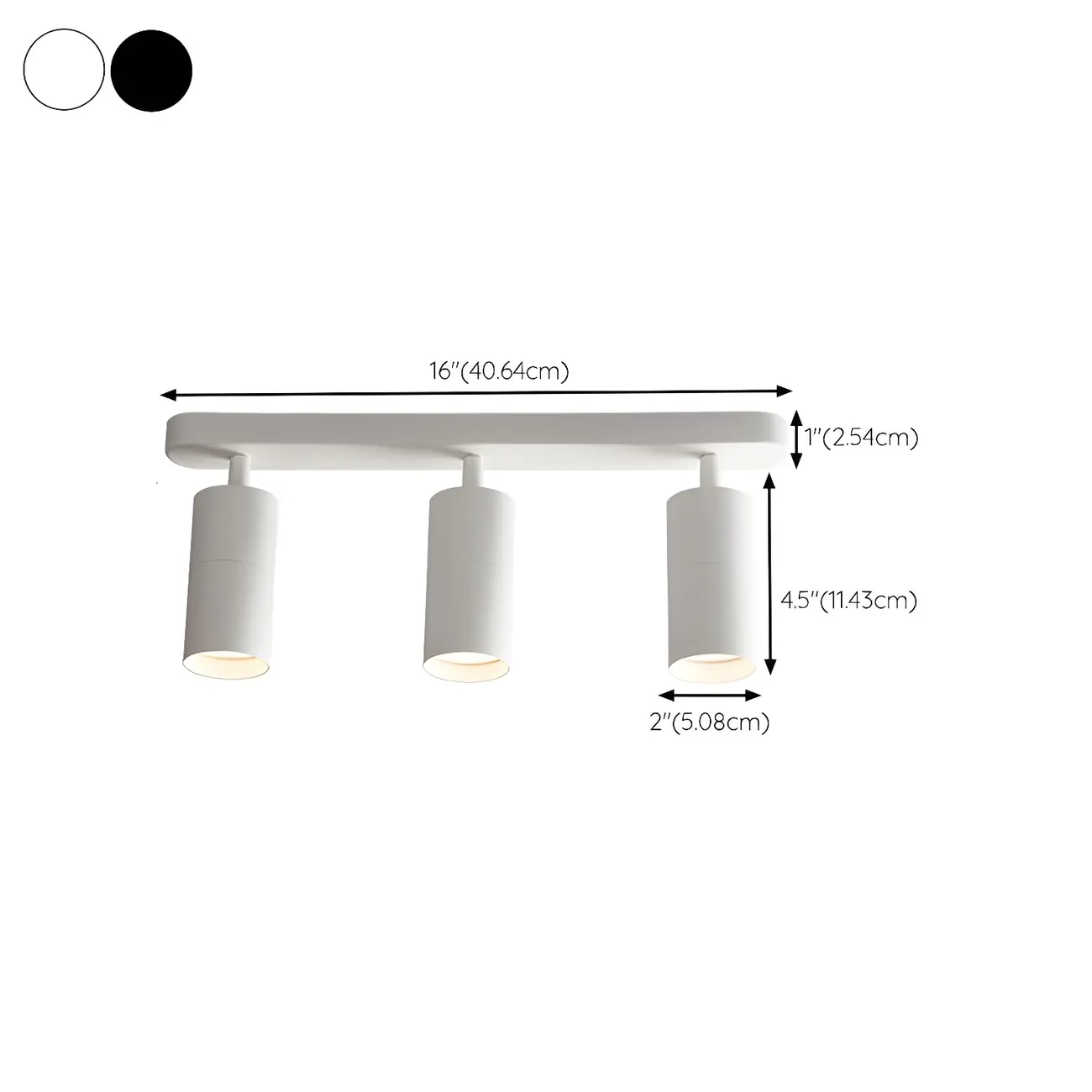 Modern Semi Flush Ceiling Light for Bedroom with Aluminum Shade Image - 17 | homeyfad