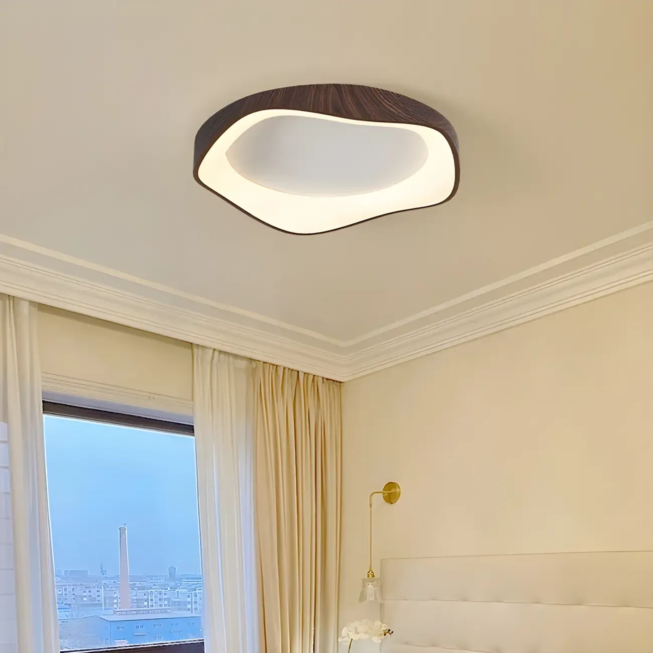 Modern LED Flush Ceiling Light for Living Room Decor Image - 17