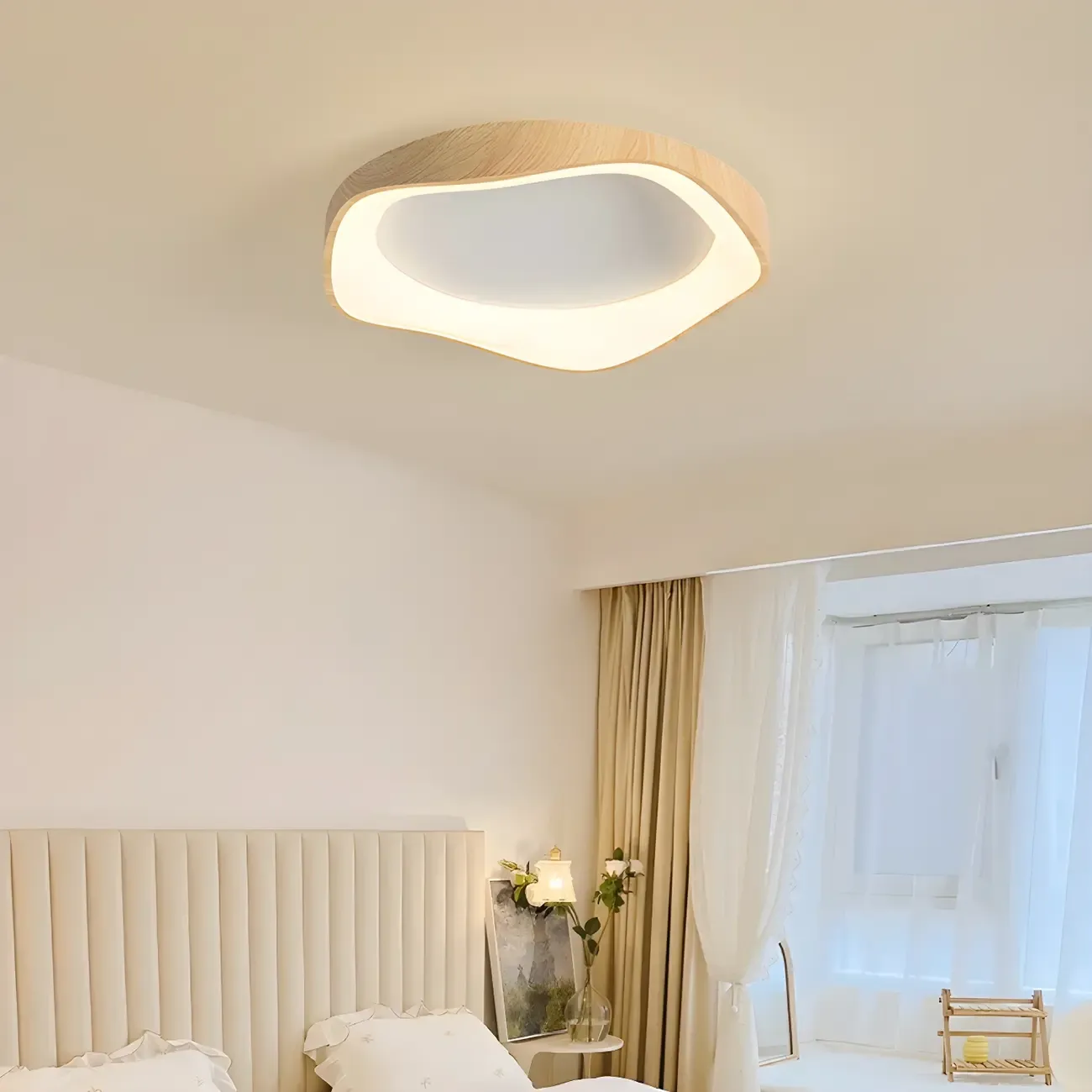 Modern LED Flush Ceiling Light for Living Room Decor Image - 20
