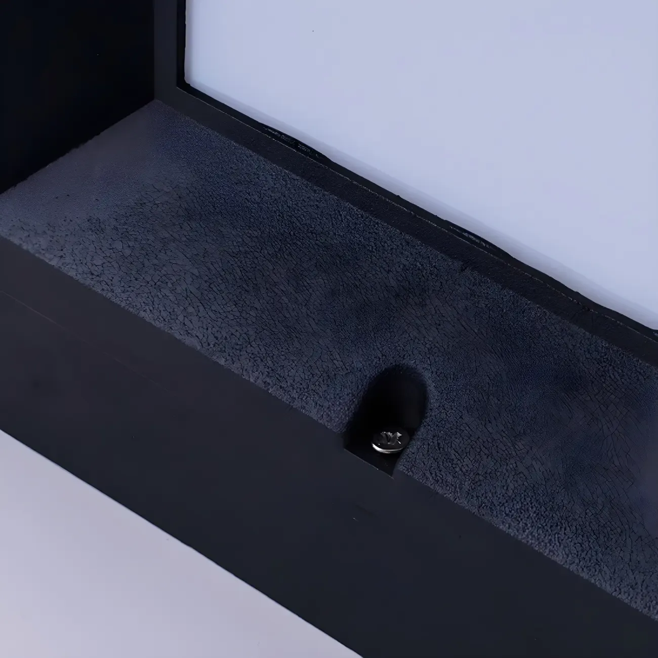 Outdoor Rectangle Black Plastic Solar Post Cap Light LED Lamp Image - 8