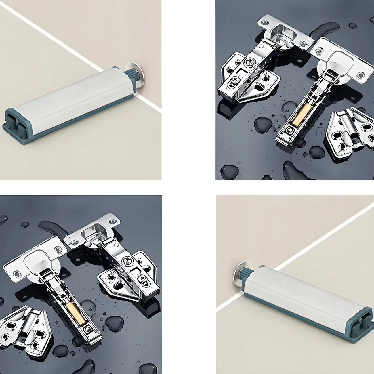 Durable Wooden Display Cabinet with Wine Storage & Drawers Image - 14