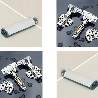 Durable Wooden Display Cabinet with Wine Storage & Drawers Image - 14