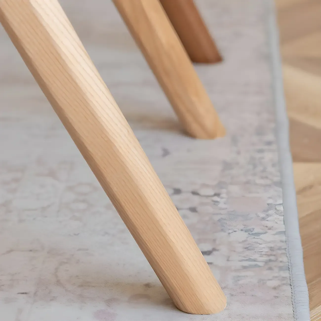 Counter Height Backless Wood Minimalist Bar Stools Image - 10