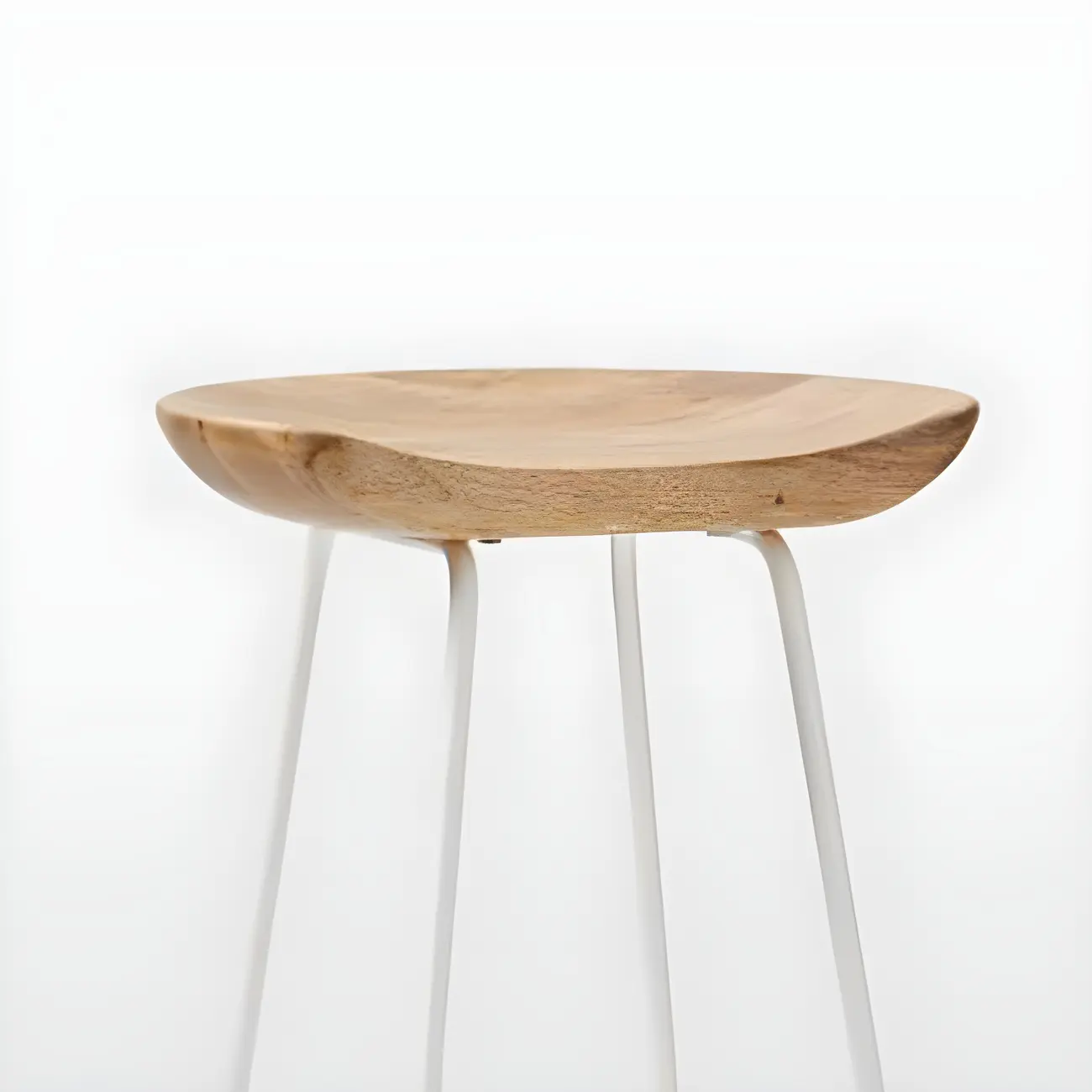 Modern Solid Wood Counter Height Bar Stools Image - 5 | homeyfad