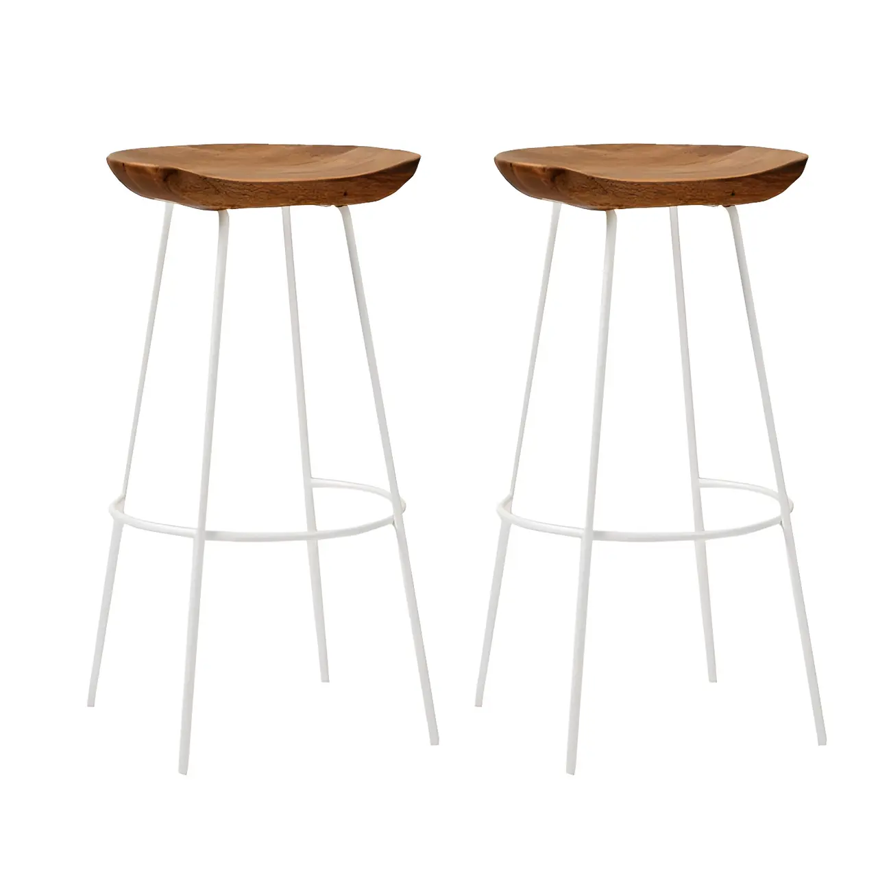 Modern Solid Wood Counter Height Bar Stools Image - 21 | homeyfad